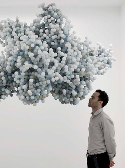 daniel arsham: the fall, the ball, and the wall