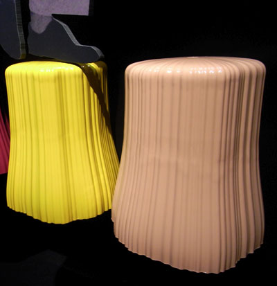 'frilly' stool by patricia urquiola for kartell at milan design week 09