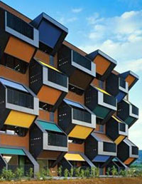 block balconies by ofis architects