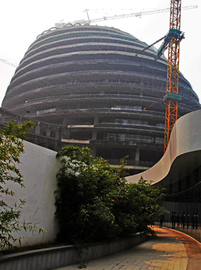 zaha hadid: galaxy soho in process