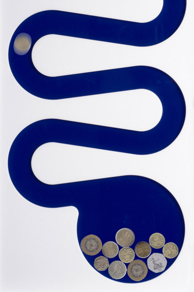 sebastian bergne: wall saver money box