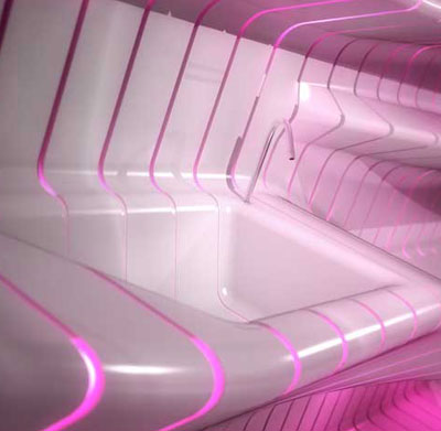 amanda levete architects: 'CORIAN® super surfaces' at milan design week 09