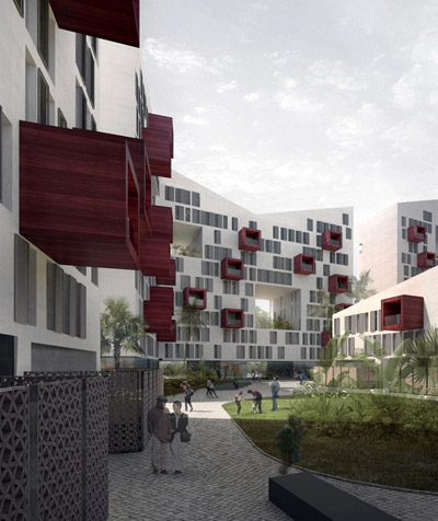 AQSO arquitectos office: connecting riads