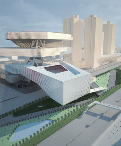 dakhu studio: taipei pop music center proposal