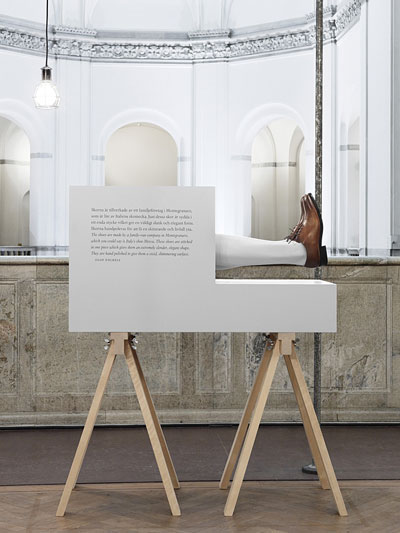 form us with love: dandy exhibition architecture