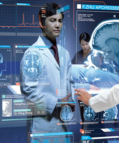 future concepts in a day made of glass