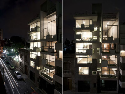 'multi family housing' by taller 13 architects