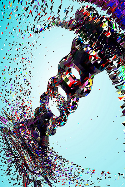 karsten schmidt digital identity for decode exhibition at victoria and albert museum