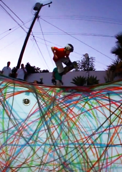 d*face spraypaint skateboarding at ridiculous