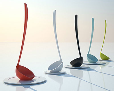 'tate otama' freestanding ladle by mikiya kobayashi