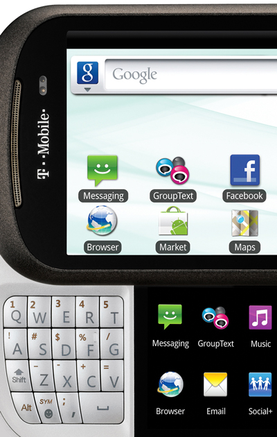 LG doubleplay split keyboard android phone
