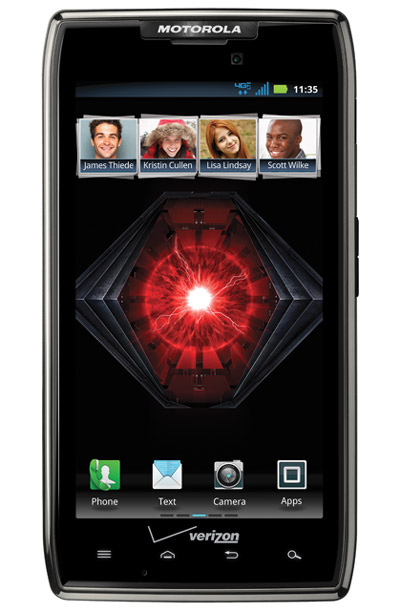 motorola: droid 4 + razr maxx at CES 2012