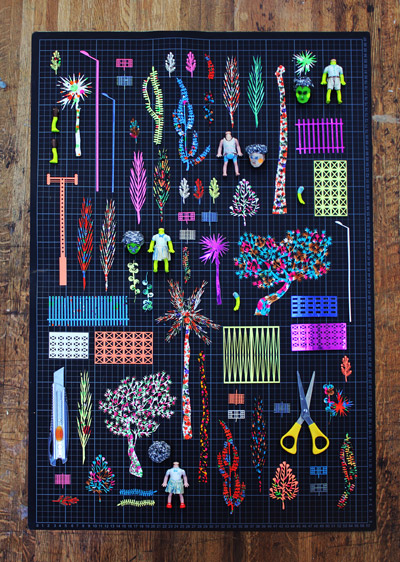 saran yenpanya: paper cut out animation