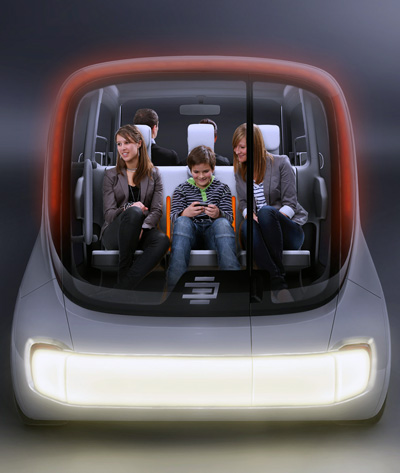 EDAG electric light car sharing concept