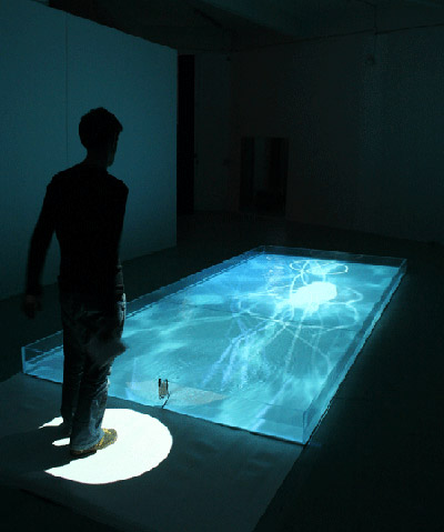'ex iles' by electronic shadow at the biennale of contemporary art, seville