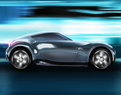 nissan: esflow electric sports car