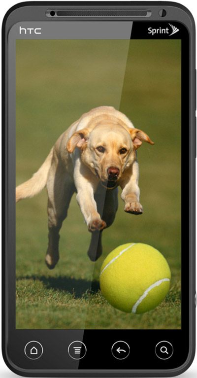 htc: evo 3D smartphone