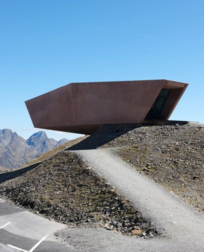 werner tscholl. architekt: pass museum, the timmelsjoch experience