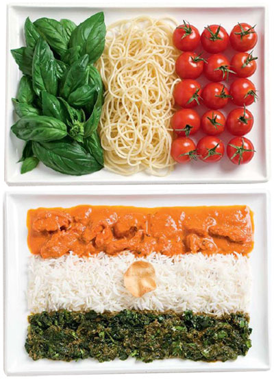 sydney international food festival: food flag ads