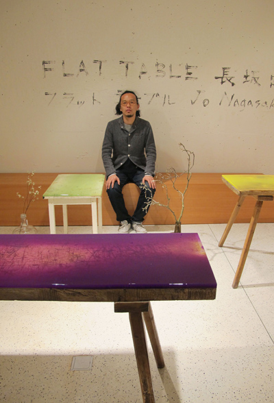 jo nagasaka: flat table for options!