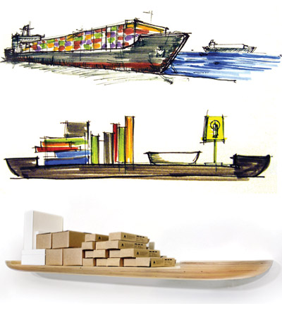 le mouton noir & co.: flow shelf