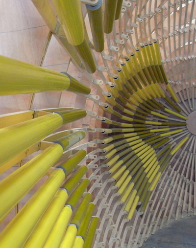 fluidity by tile of spain at  MADE expo   made in a fallas workshop