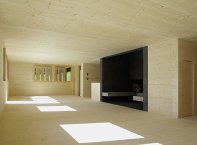 charles pictet architects holiday chalet, les diablerets, switzerland
