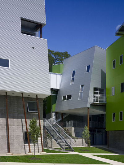 front studio architects: the glass lofts