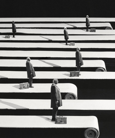 gilbert garcin retrospective at espace jacques villegle