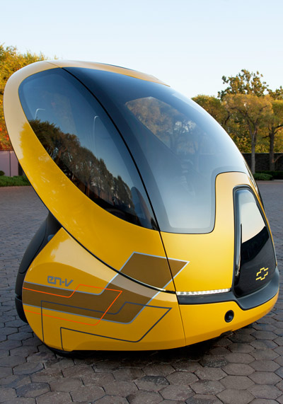 EN V electric networked car concept by GM begins pilot testing