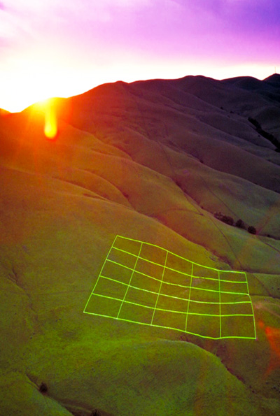 stuart williams: luminous earth grid