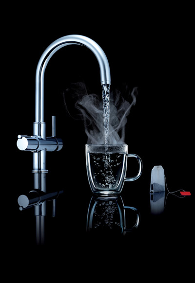 grohe red   boiling hot water faucet