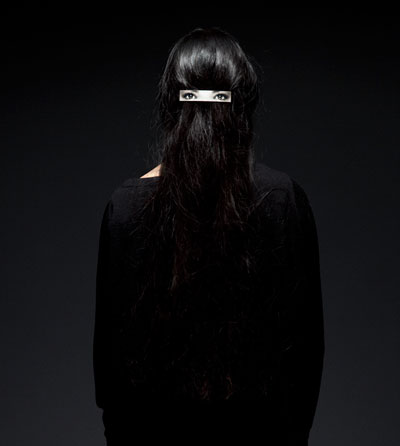 human since 1982: hair clip on hair