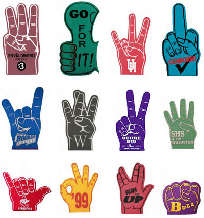 designboom history: #1 foam hand