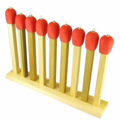 contemporary menorahs