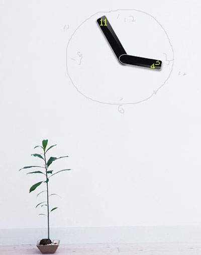 this clock has only hands