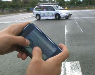 iDriver: iPhone remote controlled car