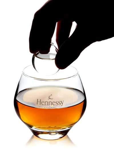 5.5 designers: eternal ice drop for hennessy cognac