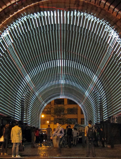 as above, so below for immersive surfaces at the 2011 DUMBO arts festival