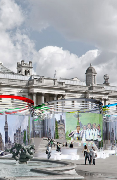 london 2012 olympic games information pavilion winning proposals