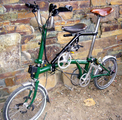 ITandem folding bicycle