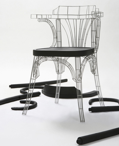 grid chair by jaebeom jeong