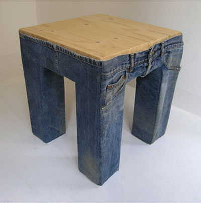 ciske van berkel: jeans stools