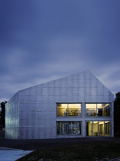 éric lapierre architecture: le point du jour art centre