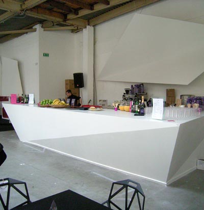 london design festival 08: 'wrap 3' bar by julian mayor for tent london