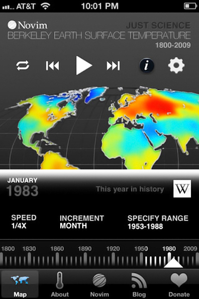 just science climate change app