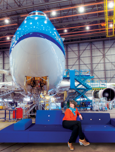 hella jongerius: world business class cabin interiors for KLM