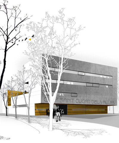 labb architecture: daycare and health center, spain