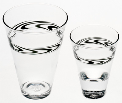 optical illusion glasses by laurence brabant