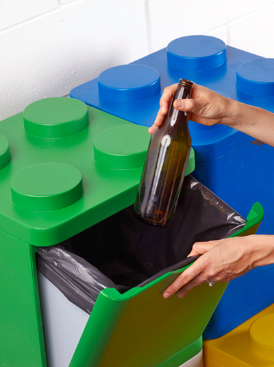 LEGO recycling containers by flussocreative